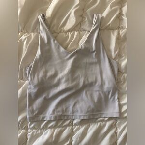 Athleta Light Gray Sports Bra